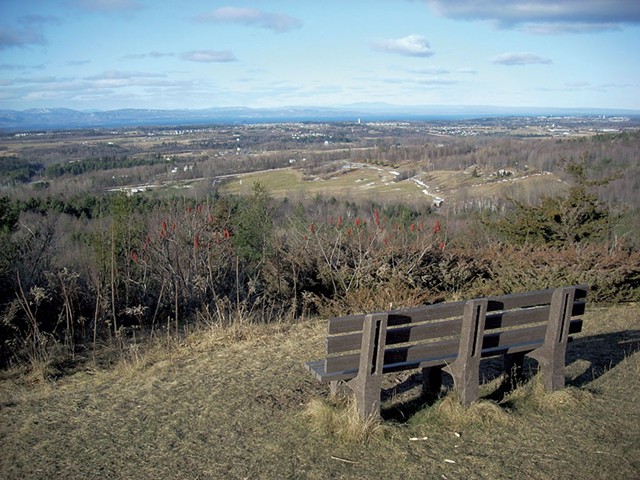 The view from Sucker Brook's Five Tree Hill overlook - COURTESY OF THE TOWN OF WILLISTON