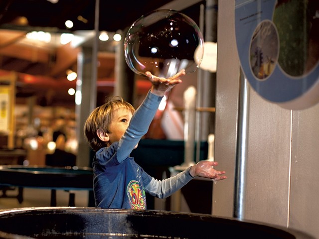 Bubbles at the Montshire Museum of Science - COURTESY OF MONTSHIRE MUSEUM OF SCIENCE
