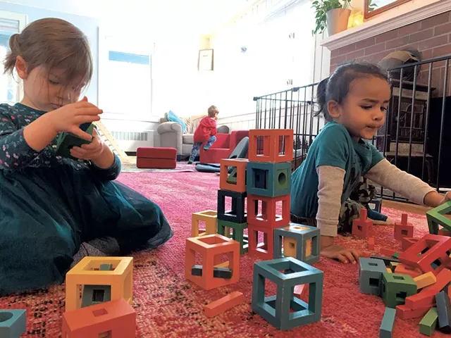 Children playing at Aubrey's House - COURTESY OF AUBREY BOYLES