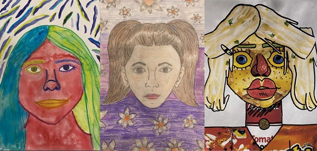 Portraits by Lila Hamme, Naba'a Hussein and Phoebe Fogarty