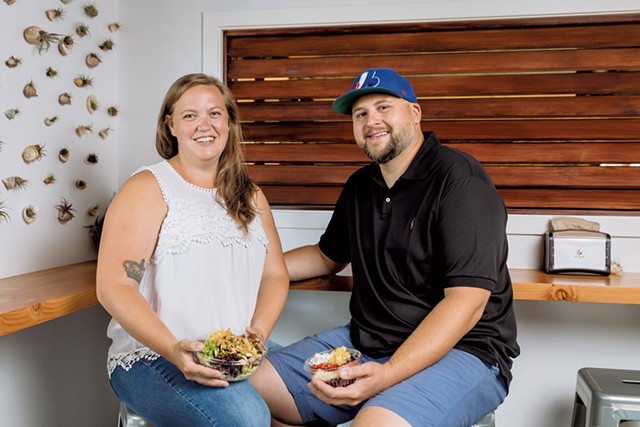 Scale Pok&eacute; Bar owners Perry and Neil Farr in 2018 - FILE: OLIVER PARINI