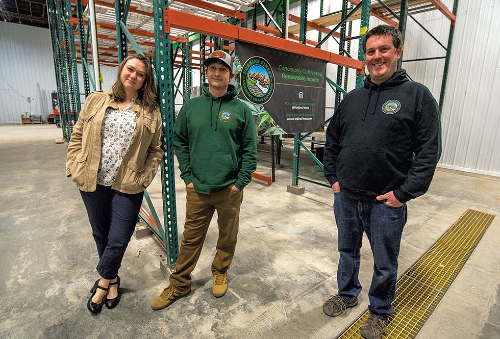 From left: Angela Payette, Nick Mattei and Scott Rodd at ForbinsFinest in Barre - JEB WALLACE-BRODEUR