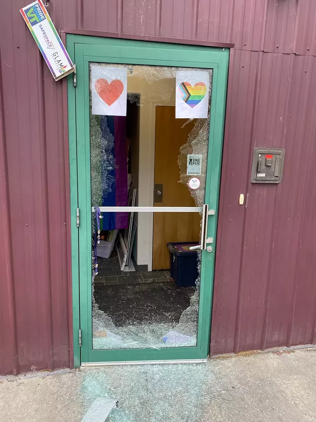 The Pride Center door - MATTHEW ROY ©️ SEVEN DAYS