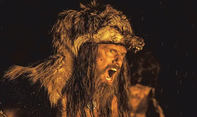 WOLF AT THE DOOR Skarsgård seeks vengeance in Eggers' brutal, visually stunning Viking epic. - COURTESY OF AIDAN MONAGHAN/FOCUS FEATURES, LLC