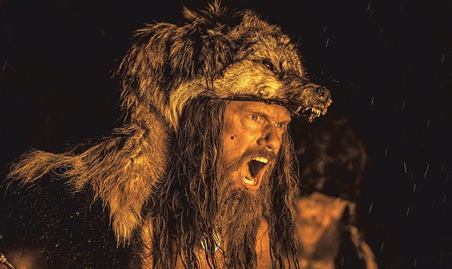 WOLF AT THE DOOR Skarsg&aring;rd seeks vengeance in Eggers' brutal, visually stunning Viking epic. - COURTESY OF AIDAN MONAGHAN/FOCUS FEATURES, LLC