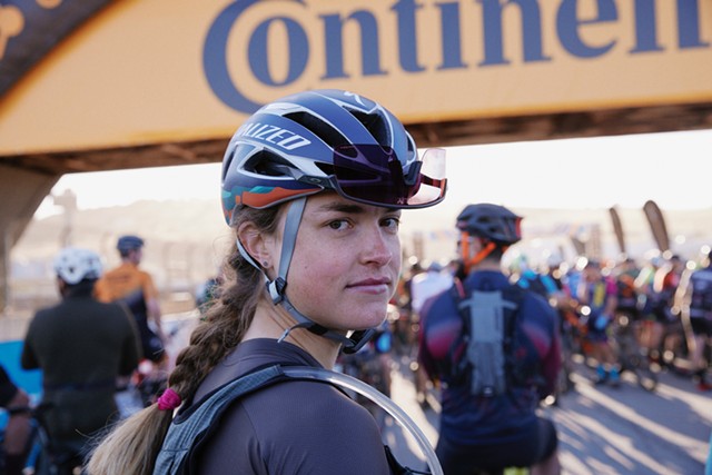 Anna Moriah Wilson last month at the Sea Otter Classic race in Monterey, Calif. - COURTESY OF DOMINIQUE POWERS