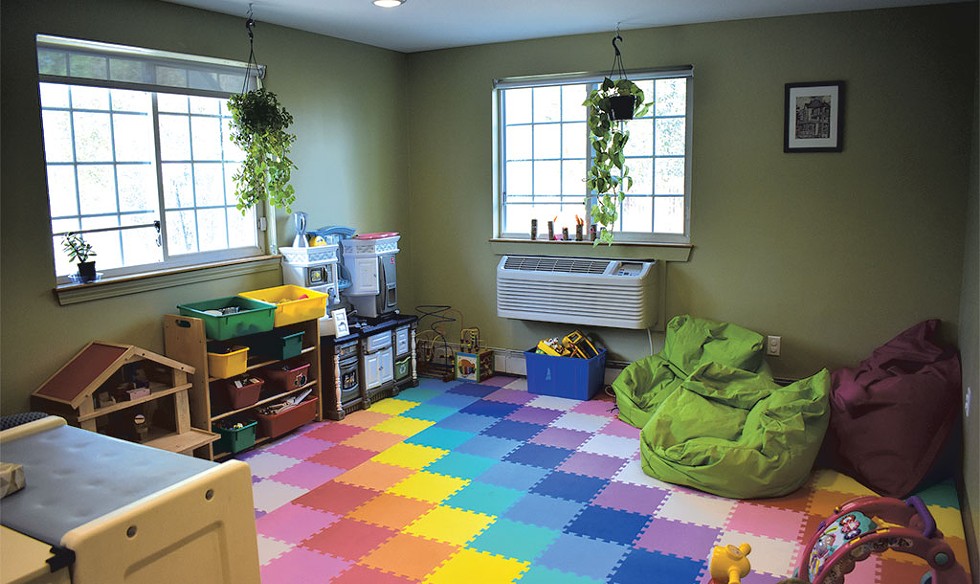 Childrens' playroom at Chittenden County-based nonprofit Steps to End Domestic Violence - KATIE HODGES ©️ SEVEN DAYS