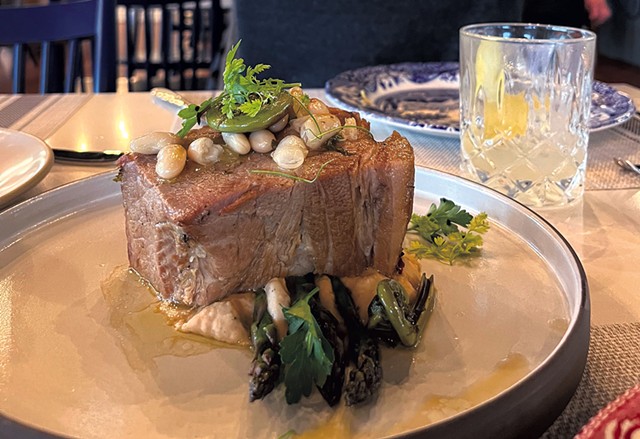 Slow-roasted Vermont pork shoulde - JORDAN BARRY ©️ SEVEN DAYS