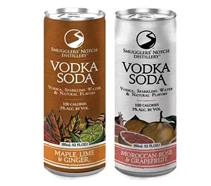 Smugglers' Notch Distillery's ready-to-drink vodka soda - COURTESY
