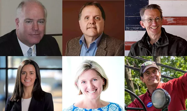 Joe Benning, Gregory M. Thayer, Charlie Kimbell, Patricia Preston, Kitty Toll, David Zuckerman - COURTESY PHOTOS