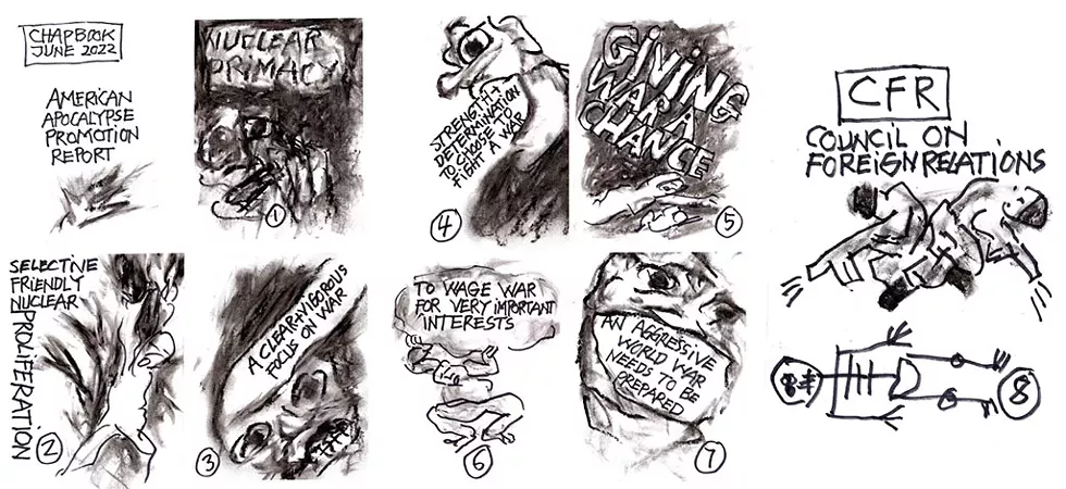 Comics by Peter Schumann - COURTESY OF PETER SCHUMANN