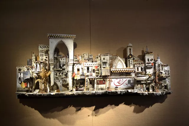 "Unsettled Nostalgia" by Mohamad Hafez - COURTESY OF ST. JOHNSBURY ATHENAEUM