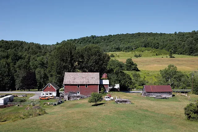 Barns on Daniel Quinn's property - BEN DEFLORIO