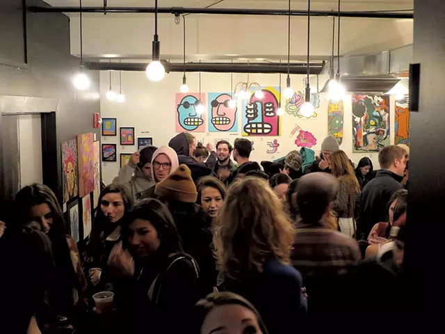 A Steak Frites art show - MATTHEW THORSEN