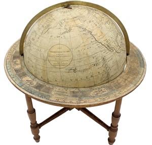 1810 Wilson globe - COURTESY VERMONT HISTORICAL SOCIETY