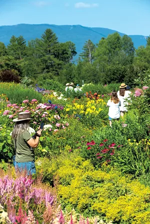 Visitors walking through the garden - JEB WALLACE-BRODEUR