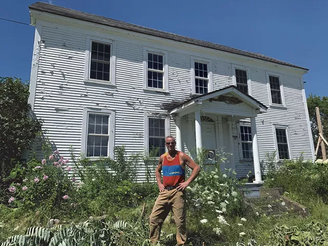 Jonathan Maguire in front of 2760 Spear Street in Charlotte - MELISSA PASANEN