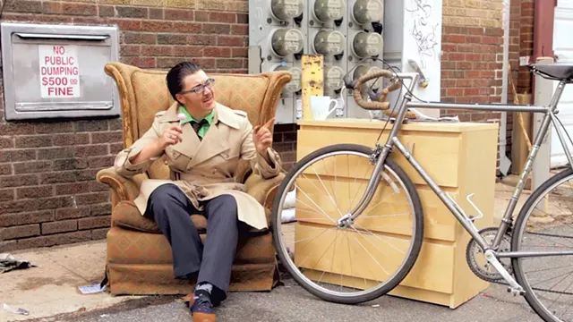 Still from "Do Bicycles Dream of Electric Humans"
