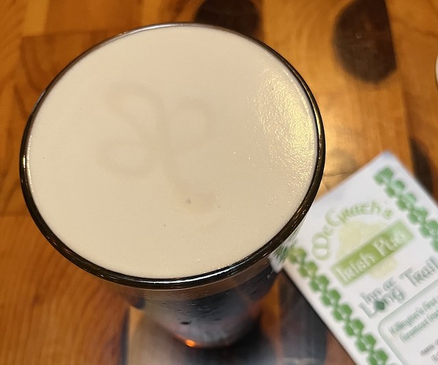 Guinness at McGrath's Irish Pub - JORDAN BARRY ©️ SEVEN DAYS