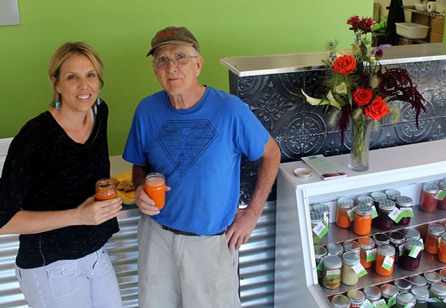 Sheri Bannister and her father, David Bedard - COURTESY OF JUICE AMOUR