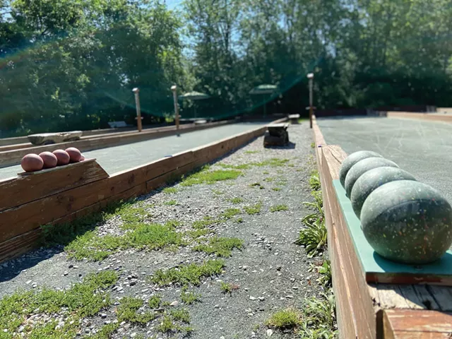 The Burlington Bocce Club's high-quality balls - ERIK ESCKILSEN