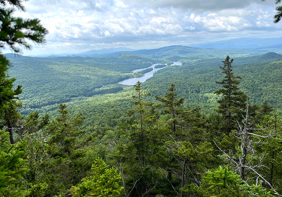 Lake Eden from the summit of Mount Norris - PAULA ROUTLY ©️ SEVEN DAYS