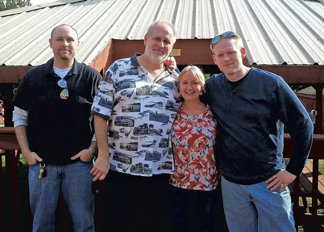 Left to right: Dennis, Jerry, Penny and Sean Thibault - COURTESY OF PENNY THIBAULT