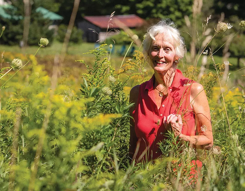 Melinda Moulton in her meadow - LUKE AWTRY