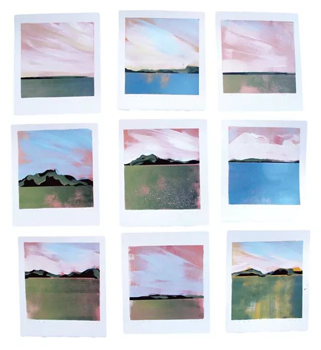 Painting by Charlotte Dworshak - COURTESY