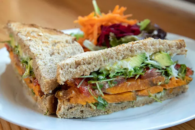 Sweet potato sandwich at Knead Bakery in Burlington - FILE: JAMES BUCK