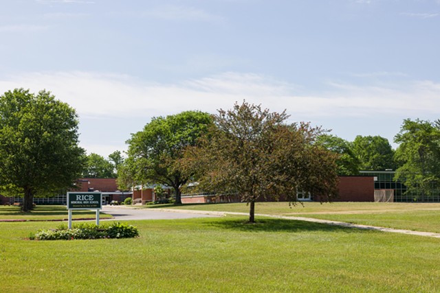 Rice Memorial High School in South Burlington - FILE: OLIVER PARINI
