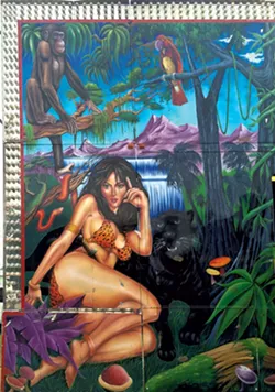 Jungle Walk ride, detail, TJ Aho.