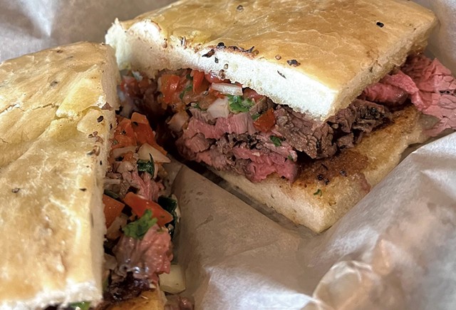 ShireTown Marketplace's tri-tip sandwich - COURTESY