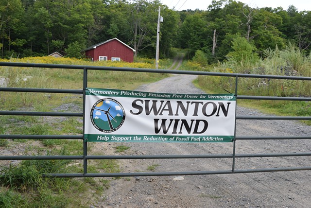 Swanton Wind proposes a seven-turbine project for a hillside off Vermont 105 in Swanton. - FILE: TERRI HALLENBECK