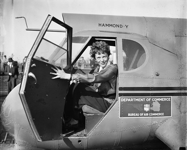 Amelia Earhart - COURTESY OF LIBRARY OF CONGRESS