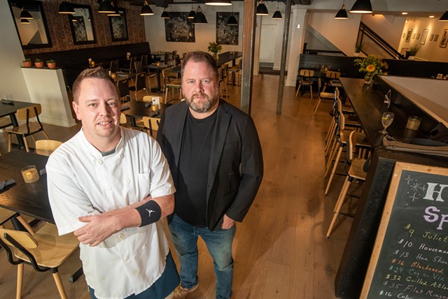 Chef John Hessler and owner Thomas Christopher Greene - JEB WALLACE-BRODEUR