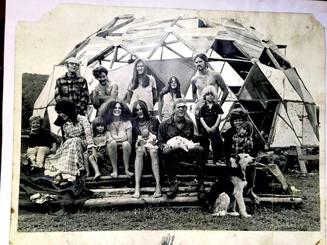 Mullein Hill commune, West Glover 1971 - COURTESY OF LORAINE JANOWSKY/PUBLIC AFFAIRS
