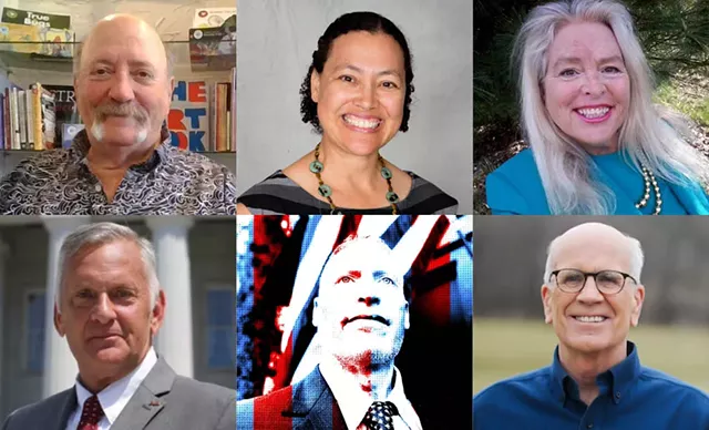 Top row: Stephen Duke; Dawn Marie Ellis; Cris Ericson. Bottom Row: Gerald Malloy; Kerry Raheb; Peter Welch