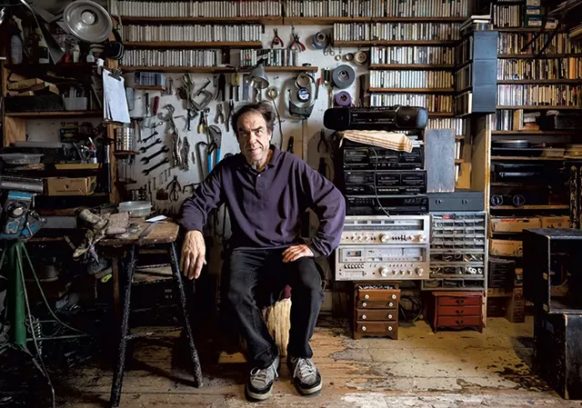 Clark Russell in his apartment/studio - LUKE AWTRY