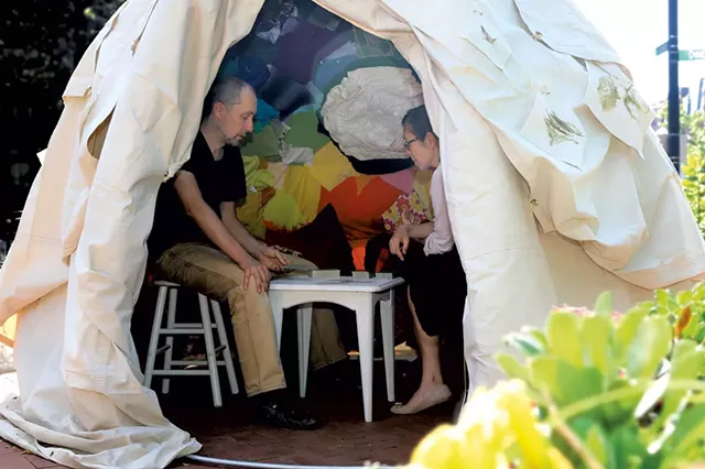 "The Tent of Casually Observed Phenologies"with James Leonard - COURTESY OF MELISSA BLACKALL