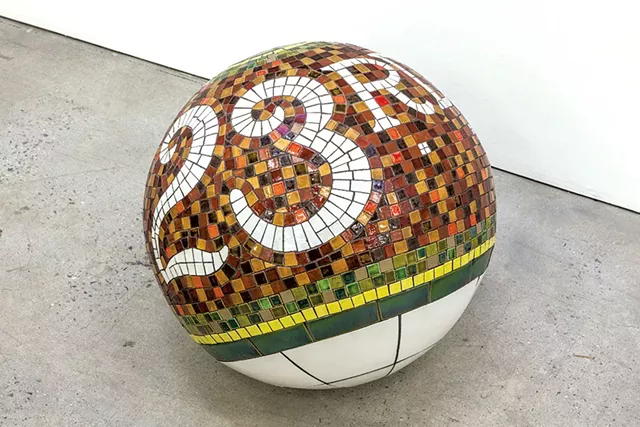 “Stop Ball (23rd Street)” by Lars Fisk - COURTESY OF MARLBOROUGH CHELSEA
