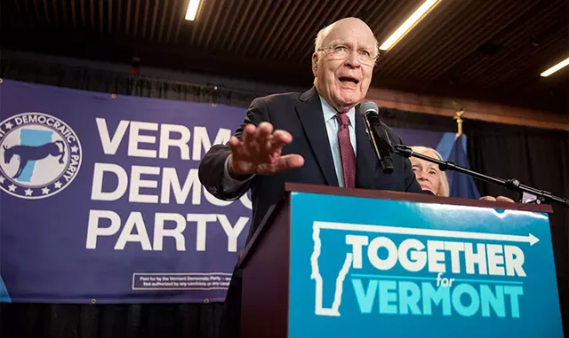 Sen. Patrick Leahy (D-Vt.) on Tuesday - JAMES BUCK