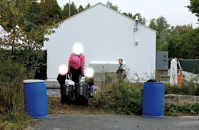 "Mother in Pink, Roxham Road, October 2018" - COURTESY OF BILL MCDOWELL