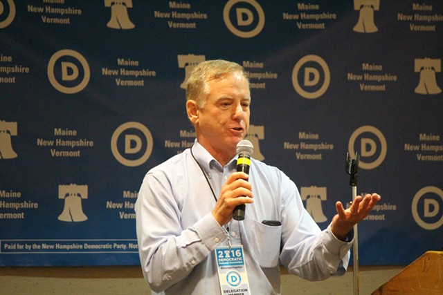Former governor Howard Dean at the Democratic National Convention in Philadelphia - FILE: PAUL HEINTZ