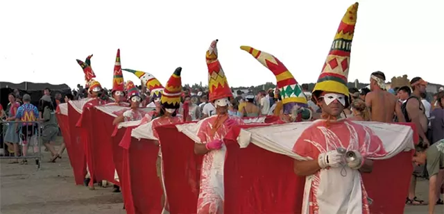 Oompa Loompa buskers at a Phish show, circa 2004 - COURTESY OF RUSS BENNETT