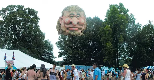 Bobblehead at Bonnaroo - COURTESY OF RUSS BENNETT
