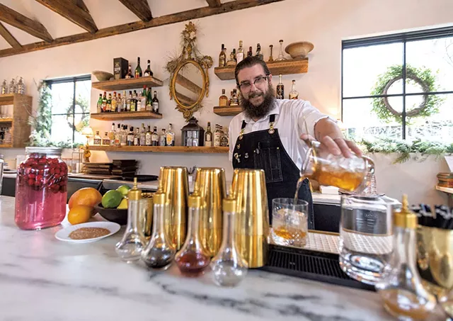 Nicholas Capanna at Au Comptoir in Woodstock - JUSTIN CASH