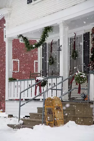 Rochester's Liberty Hill Farm in winter - COURTESY OF ORAH MOORE