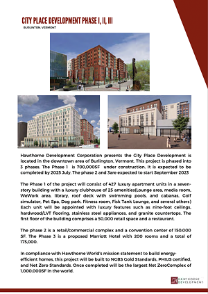 Hawthorne's "plans" for CityPlace - SCREENSHOT