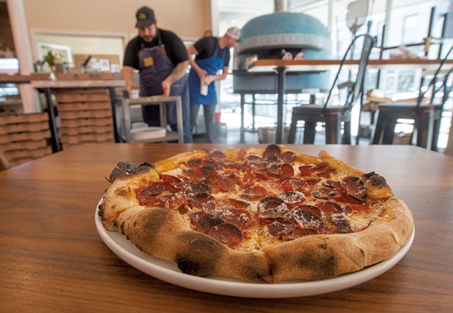 Pepperoni Neapolitan pie at Pearl Street Pizza - FILE: JEB WALLACE-BRODEUR